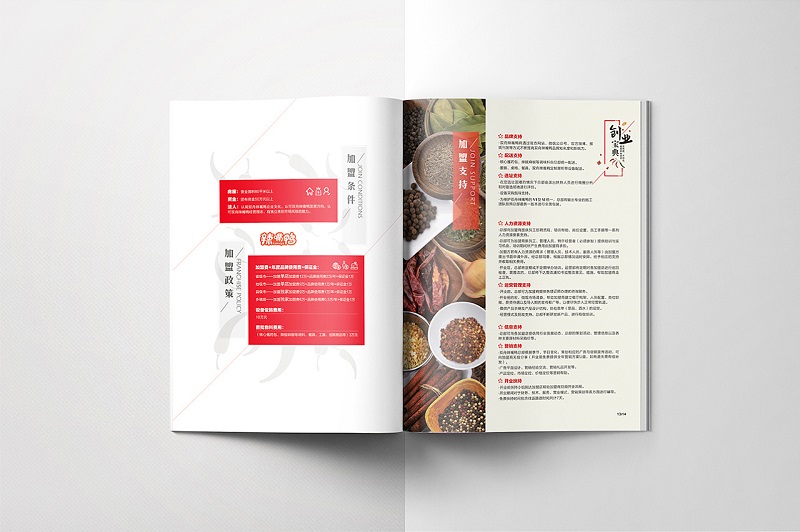 餐饮招商加盟手册设计-餐饮招商宣传册设计图片10